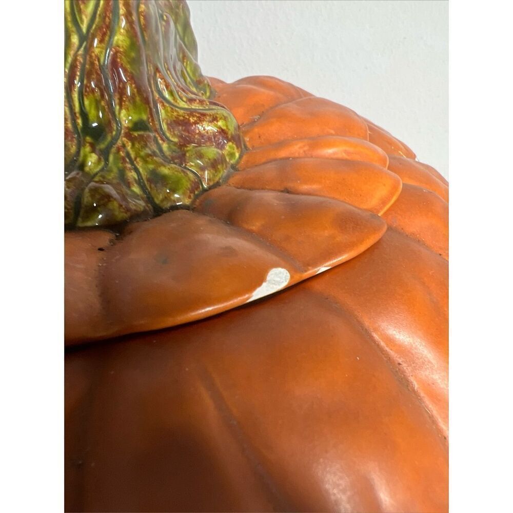Rare Vintage 1984 Donna Shotto Ceramic Pampkin Lamp 9” See Description - Picture 9 of 16